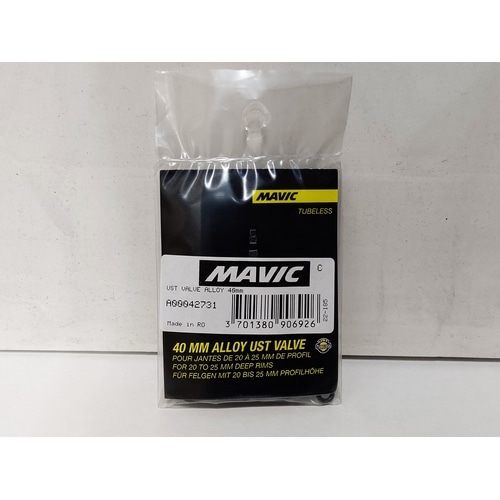 MAVIC ( }BbN ) ouGNXeV UST VALVE ALLOY ( [GXeB[ ou AC ) 40mmی`
