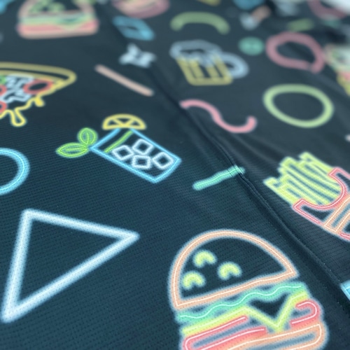 NORTH WAVE ( ノースウェーブ ) 半袖ジャージ NEON PARTY JERSEY ( ネオン パーティー ジャージ ) ブラック M ※オンライン数量限定特価