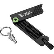 WOLFTOOTH ( EtgD[X ) gэH 6-BIT HEX WRENCH MULTI-TOOL WITH KEYRING ( 6-BIT wbNX` }`c[ WITH L[O ) O[