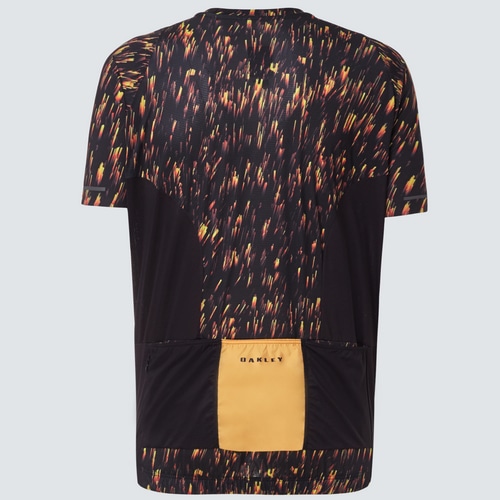OAKLEY ( オークリー ) 半袖ジャージ ENDURANCE JERSEY 2.0 ( エンデュランス ジャージ 2.0 ) ゴールド ドッツ S