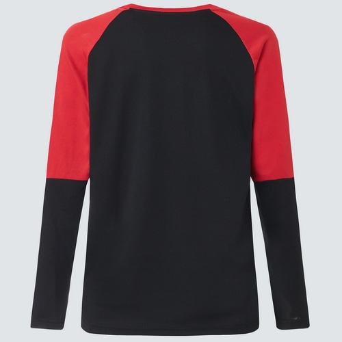 OAKLEY ( オークリー ) Tシャツ・カジュアルウェア SWITCHBACK LS TRAIL TEE ( スイッチバック ロングスリーブ トレイル ティー ) 02E ブラックアウト S