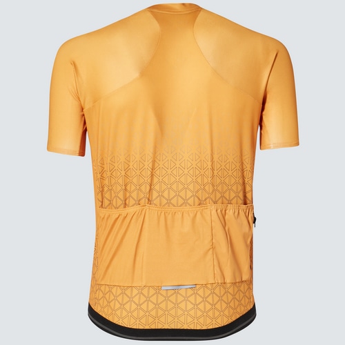 OAKLEY ( オークリー ) 半袖ジャージ ENDURANCE PKBLEE JERSEY ( エンデュランス パッカブル ジャージ ) アンバー イエロー S