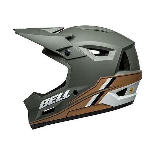 BELL ( ベル ) フルフェイスヘルメット SANCTION 2 DLX MIPS ( サンクション 2 ) マットダークグレー ／ タン L (  57-59cm )