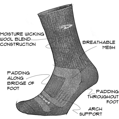 DE FEET ( ディフィート ) ソックス WB 6 ブレイズ ローデングリーン/ネオンイエロー M ( 25-27cm )