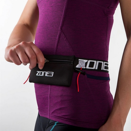 ZONE3 ( ][X[ ) EFAȆ RACEBELT - NEOPRENE POUCH ( [Xxg - lIv[ |[` ) ubN/zCg