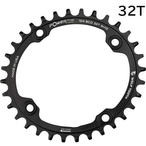 WOLFTOOTH ( ウルフトゥース ) チェーンリング ELLIPTICAL 104 BCD CHAINRING FOR SHIMANO 12  SPD 32T | 自転車・パーツ・ウェア通販 | ワイズロードオンライン