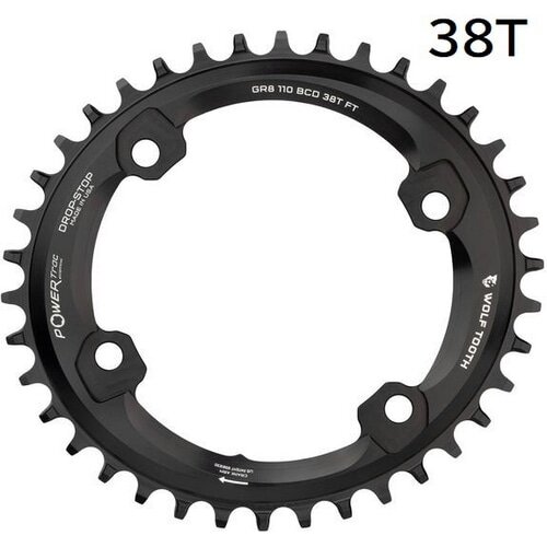 WOLFTOOTH ( EtgD[X ) `F[O ELLIPTICAL 110 BCD 4 BOLT CHAINRING FOR SHIMANO GRX 42T