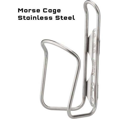 WOLFTOOTH ( ウルフトゥース ) MORSE STAINLESS STEEL BOTTLE CAGE 