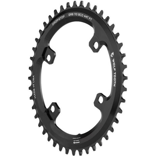 WOLFTOOTH ( EtgD[X ) `F[O 110 BCD 4 Bolt Chainring for Shimano GRX ubN 38T