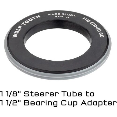 WOLFTOOTH ( �E���t�g�D�[�X ) �w�b�h�p�[�c CROWN RACE ADAPTERS ( �N���E�����[�X �A�_�v�^�[ ) STR 1-1/8 TO 1-1/2 BEARING CUP