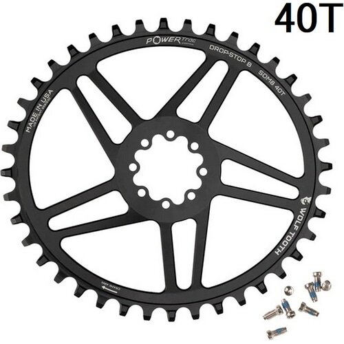 WOLFTOOTH ( EtgD[X ) `F[O ELLIPTICAL DIRECT MOUNT CHAINRING FOR SRAM 8-BOLT 40T