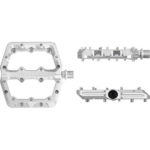 WOLFTOOTH ( ウルフトゥース ) フラットペダル WAVEFORM PEDAL ( ウェーブフォーム ペダル ) シルバー L