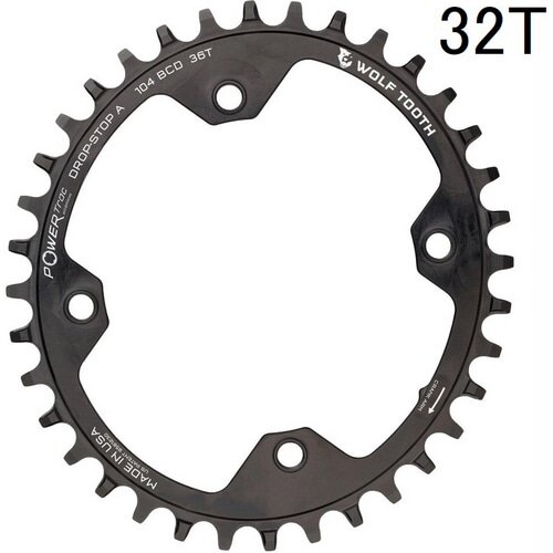 WOLFTOOTH ( EtgD[X ) `F[O 104 BCD ELLIPTICAL CHAINRING DROP-STOP B 32T