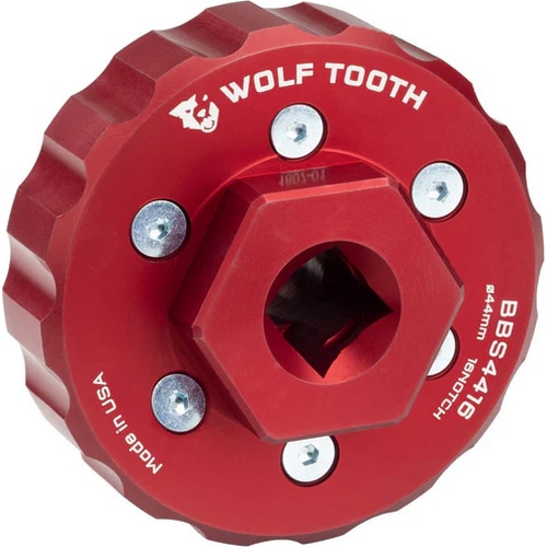 WOLFTOOTH ( ウルフトゥース ) 専用工具 BOTTOM BRACKET TOOLS ( ボトムブラケットツール ) レッド 44MM/16NOTCH