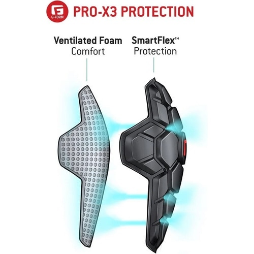 G-FORM ( �W�[�t�H�[�� ) �v���e�N�^�[ PRO-X3 KNEE GUARD ( �v�� X3 �j�[�K�[�h ) �g���v���}�b�g�u���b�N XL