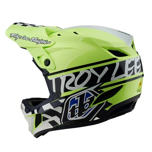 TROY LEE DESIGNS ( �g���C���[ �f�U�C���Y ) �t���t�F�C�X�w�����b�g D4 POLYACRYLITE MIPS ( D4 �|���A�N�����C�g �~�b�v�X ) �t�B�t�e�B�[50 �l�C�r�[/�O���[�C�G���[ M ( 57-58cm )