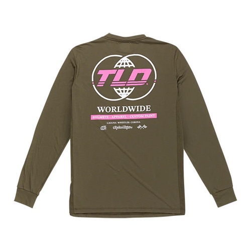 TROY LEE DESIGNS ( �g���C���[ �f�U�C���Y ) �s�V���c�E�J�W���A���E�F�A SKYLINE LS RIDE TEE ( �X�J�C���C�� �����O�X���[�u ���C�h�e�B�[ ) ���[���h���C�h �P�b�p�[ XXL