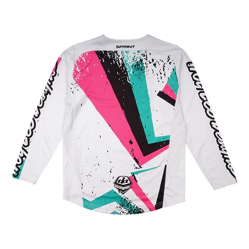 TROY LEE DESIGNS ( トロイリー デザインズ ) 長袖ジャージ YOUTH SPRINT JERSEY ( ユース スプリント ジャージ ) フル プル/チョーク YM