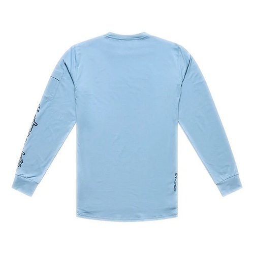 TROY LEE DESIGNS ( トロイリー デザインズ ) 長袖ジャージ RUCKUS LS RIDE TEE ( ラッカス ロングスリーブライドT ) ウェーブス ドーンブルー M