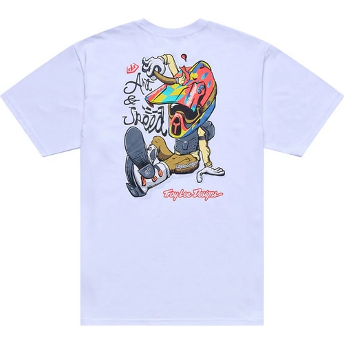 TROY LEE DESIGNS ( �g���C���[ �f�U�C���Y ) �s�V���c�E�J�W���A���E�F�A SHORT SLEEVE TEE ( �V���[�g�X���[�uT ) �w���e�[�W�z���C�g L