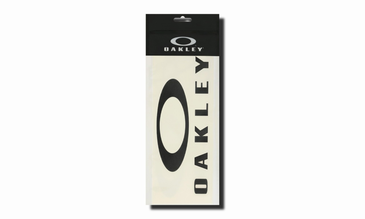 OAKLEY ( I[N[ ) XebJ[ Logo Sticker Pack LargeBlack