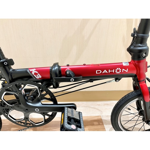 【訳アリ品】 DAHON ( ダホン ) 折りたたみ自転車 K3 レッド / マットブラック 14インチ ( 適正身長145-180cm前後 )