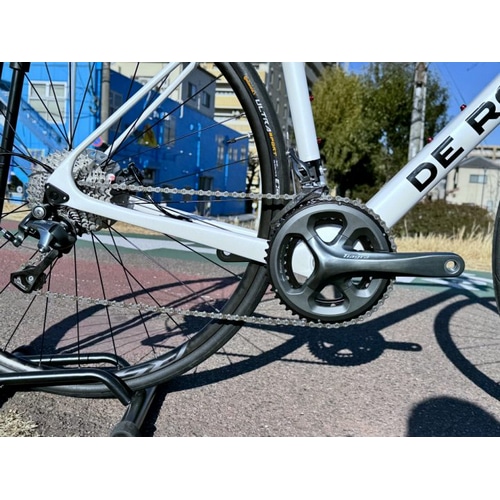 DE ROSA ( デローザ ) フラットバーロード 838 DISK 府中多摩川店オリジナル完成車 ホワイト グロッシー 50 (身長目安170cm前後)