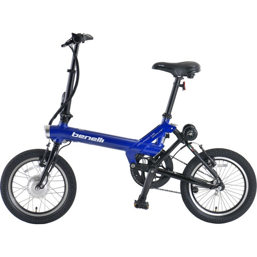 BENELLI ( ベネリ ) 電動アシスト自転車（e-bike） MINI FOLD 16 POPULAR EC ( ミニフォールド 16 ポピュラー ) コズミックブルー ONESIZE (適正身長155-180cm前後)