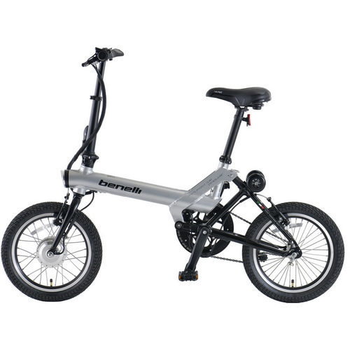BENELLI ( ベネリ ) 電動アシスト自転車(e-bike) MINI FOLD 16 POPULAR EC ( ミニフォールド 16 ポピュラー ) コズミックシルバー ONESIZE (適正身長155-180cm前後)