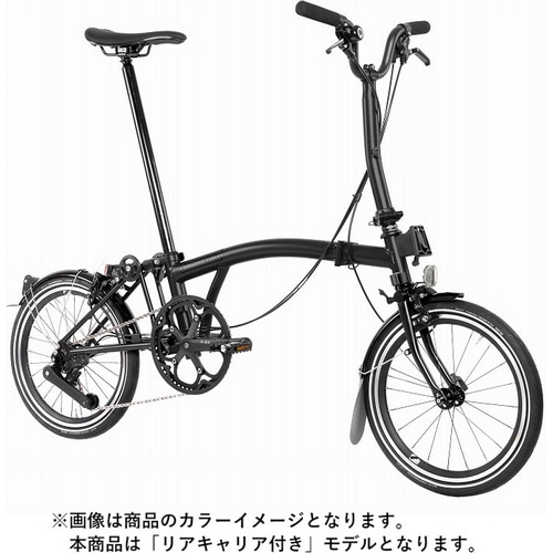 BROMPTON ( �u�����v�g�� ) �܂肽���ݎ��]�� P LINE URBAN MID ( P���C�� �A�[�o�� �~�b�h ) M4R ���A�L�����A�t�� �~�b�h�i�C�g�u���b�N ( �K���g��145-185cm�O�� )