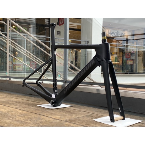 BRIDGESTONE / ANCHOR ( ブリヂストン / アンカー ) ロードフレーム RP8 Frameset 【アウトレット特価品】 ( アールピー8 フレームセット ) レーシングブラック 51 ( 身長目安175cm前後 )