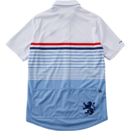 KAPELMUUR ( カペルミュール ) 半袖ジャージ 越谷 半袖シャツジャージ マリンボーダー ブルー S