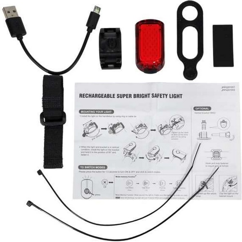 BIANCHI ( ビアンキ ) テールライト 越谷店特価 USBコンパクトライトCリア ブラック