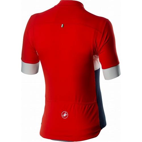 CASTELLI ( カステリ ) 半袖ジャージ 越谷 PROLOGO VI JERSEY ( プロロゴ VI ジャージ ) 656フィアリーレッド / アイボリー / ダークインフィニティ M