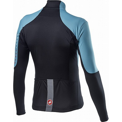 CASTELLI ( �J�X�e�� ) �����W���[�W �z�J NANO MID WIND JERSEY ( �i�m �~�b�h �E�C���h �W���[�W ) 479�`�F���X�e/�u���b�N L