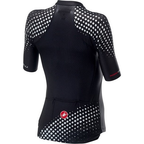 CASTELLI ( カステリ ) 半袖ジャージ 越谷 AERO PRO W JERSEY ( エアロ プロ ウィメンズ ジャージ ) 085ライトブラック L レディース
