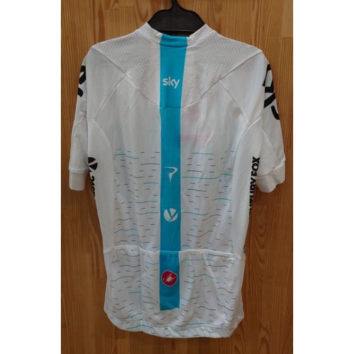 CASTELLI ( カステリ ) 半袖ジャージ AERO RACE 5.2 JSY FZ アウトレット品 ( エアロ レース 5.2 ジャージ フルジップ ) ホワイト L