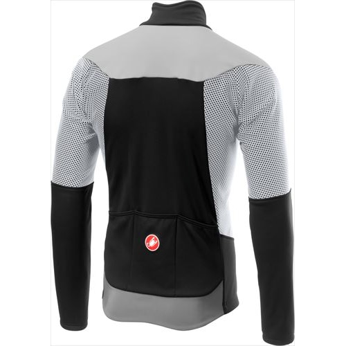 CASTELLI ( カステリ ) ジャケット MORTIROLO V JACKET ( モルティローロ V ジャケット ) 870ブラック/シルバー グレー M