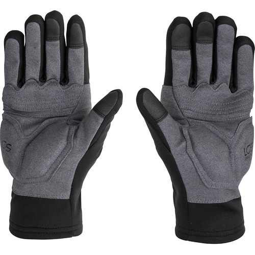 Le coq sportif ( ルコックスポルティフ ) 指付き・フルフィンガー QCBUJD52 MPボンディンググローブ アウトレット品 ブラック/グレー L