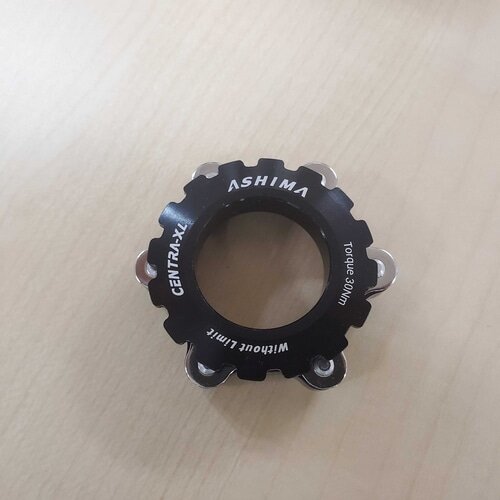 【訳アリ品】 ASHIMA ( アシマ ) ディスクブレーキアダプター AC03-2 セントラ XL ブラック シマノ用
