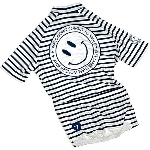 7-ITA ( ZuACeBG[ ) W[W STRIPE LADY JERSEY ( XgCv fB[X W[W ) zCg/lCr[ XS fB[X