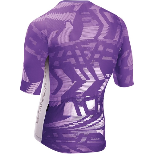 NORTH WAVE ( ノースウェーブ ) 半袖ジャージ BLADE AIR JERSEY SHORT SLEEVE ( ブレード エア ジャージ ショートスリーブ ) ダークパープル/ホワイト L ※オンライン数量限定特価