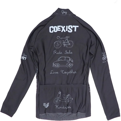 7-ITA ( セブンアイティエー ) 長袖ジャージ COEXIST LADY LS JERSEY 【アウトレット特価品】 ( コエグジスト レディース ロングスリーブジャージ ) ブラウン S レディース
