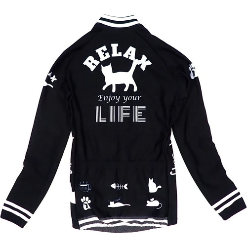 7-ITA ( �Z�u���A�C�e�B�G�[ ) �����W���[�W RELAX CAT LADY LS JERSEY �y�A�E�g���b�g�����i�z ( �����b�N�X�L���b�g ���f�B�[�X �����O�X���[�u�W���[�W ) �u���b�N S ���f�B�[�X
