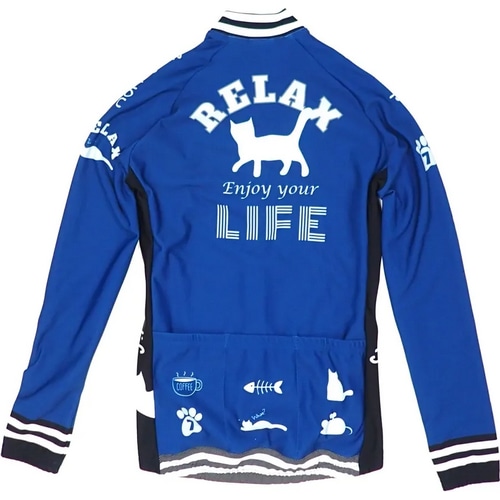 7-ITA ( ZuACeBG[ ) W[W RELAX CAT LADY LS JERSEY yAEgbgiz ( bNXLbg fB[X OX[uW[W ) lCr[ L fB[X