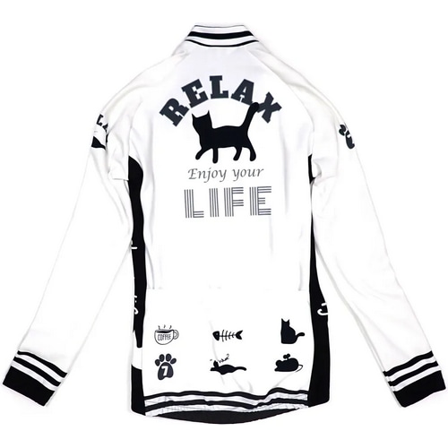 7-ITA ( ZuACeBG[ ) W[W RELAX CAT LADY LS JERSEY yAEgbgiz ( bNXLbg fB[X OX[uW[W ) zCg S fB[X