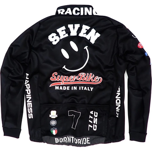 7-ITA ( ZuACeBG[ ) WPbg SUPER RACING SMILE JACKET yAEgbgiz ( X[p[[VOX}C WPbg ) ubN L