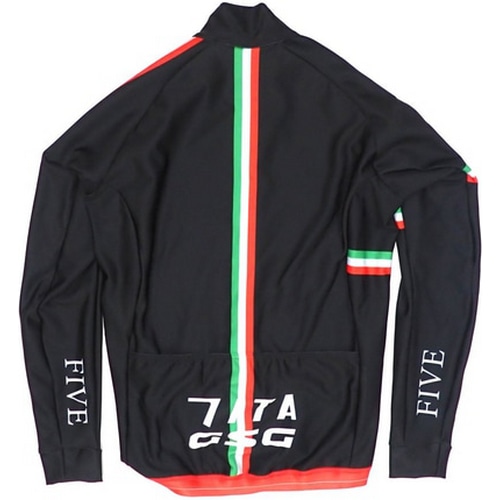 7-ITA ( セブンアイティエー ) 長袖ジャージ 【オンライン専売】 CLIMA FIVE LS JERSEY ( クリマ ファイブ ロングスリーブ ジャージ ) ブラック L