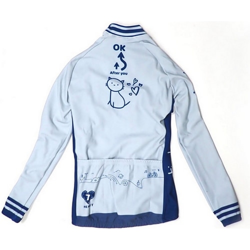 7-ITA ( セブンアイティエー ) 長袖ジャージ 【オンライン専売】 DOPO CAT SP LADY LS JERSEY ( ドポ キャット SP レディ ロングスリーブ ジャージ ) グレー M レディース