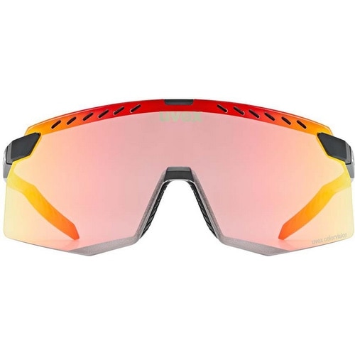 UVEX ( ウベックス ) サングラス PACE STAGE CV ( ペース ステージ CV ) ブラックマット ( ミラーレッドレンズ )